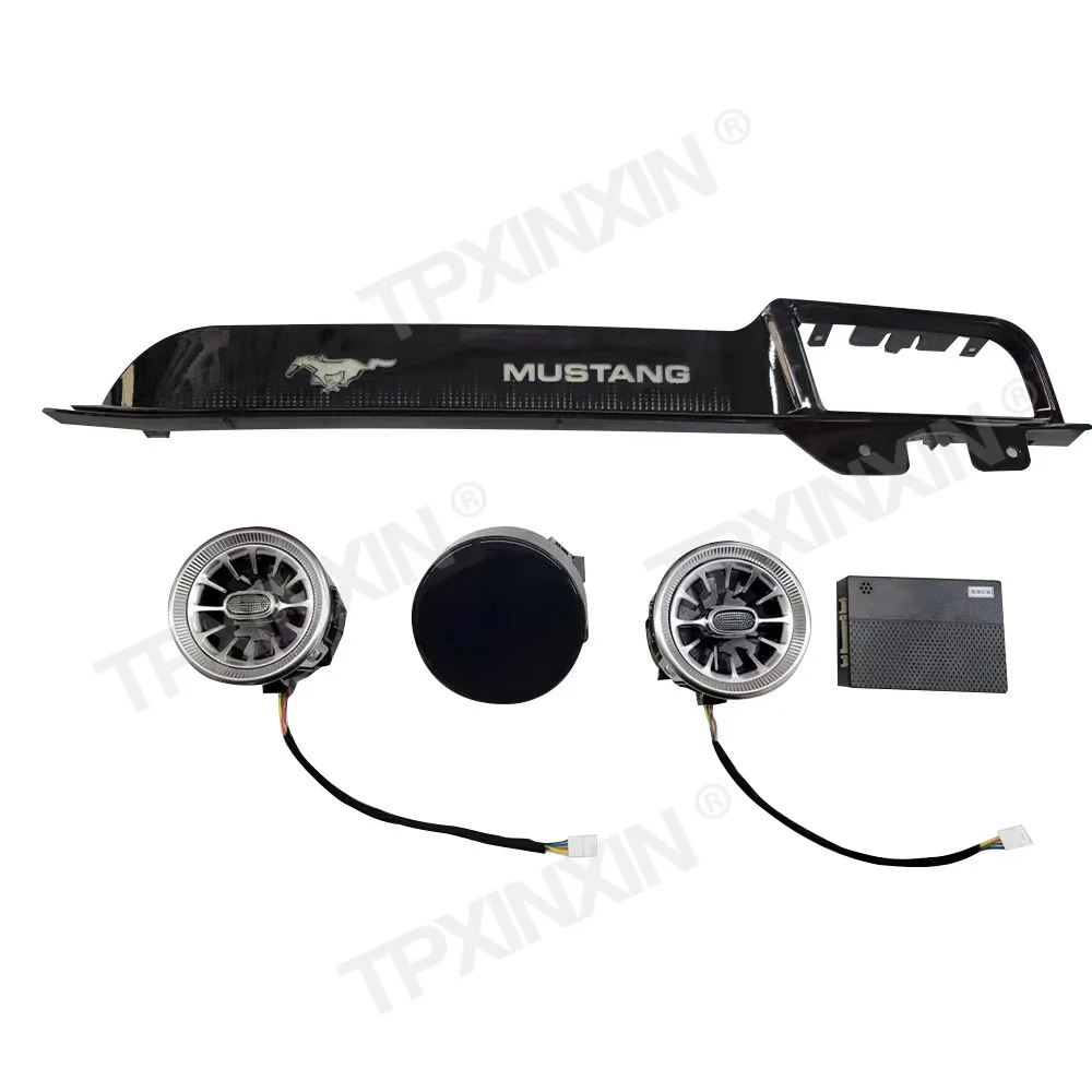 ЖК-дисплей приборной панели для Ford Mustang 2015-2021, пассажирская приборная панель, автомобильный дисплей второго пилота, цифровой автоматический турбовентилятор