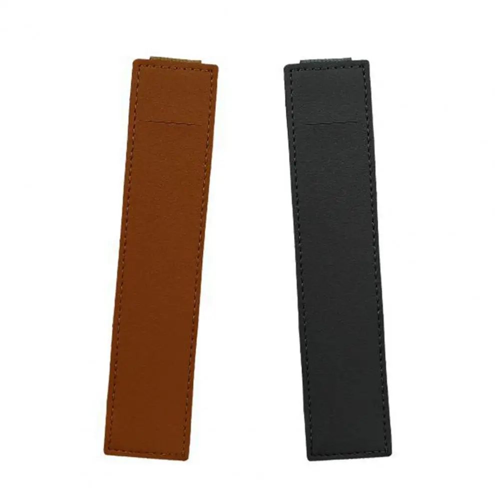 Suporte de caneta resistente ao desbotamento, suporte de caneta destacável, elástico, manga única para revistas, notebooks e fichários