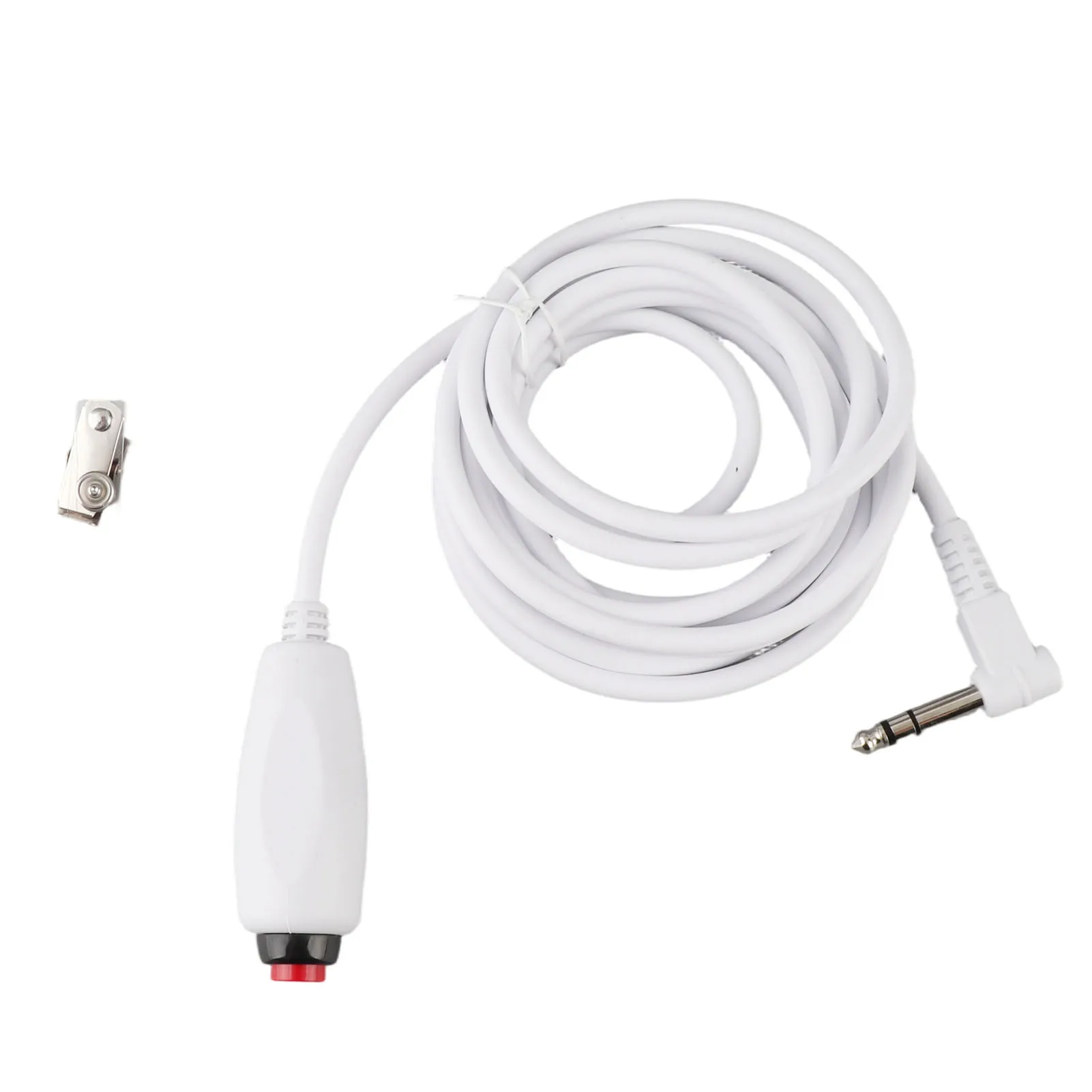 Push Button Cord  6.35mm Interface Replacement Nurse Call Cord with Clip for Nurse Station 9.8ft Push Button Cable
