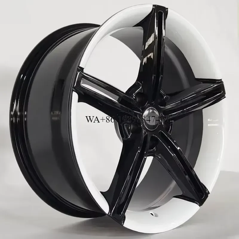 HZR New Custom Forged Aluminum Alloy Wheels 5x114.3 PCD 20mm Black Finish Multi Spoke Universal Fit for Stinger KX7 K3 K5