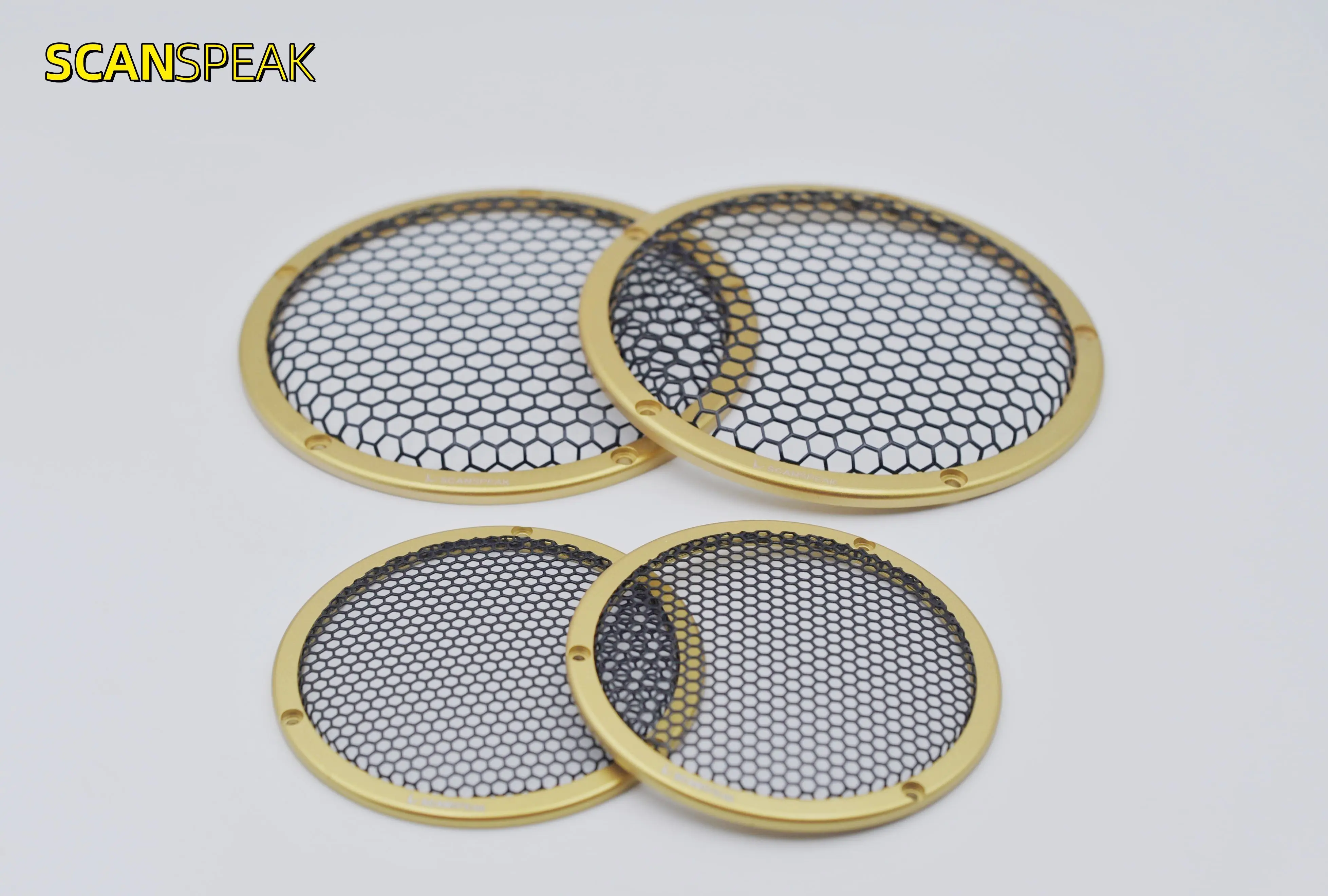 

Защитная декоративная крышка из алюминиевого сплава для трехходового 4-дюймового 6,5-дюймового динамика SCANSPEAK Gold Edition