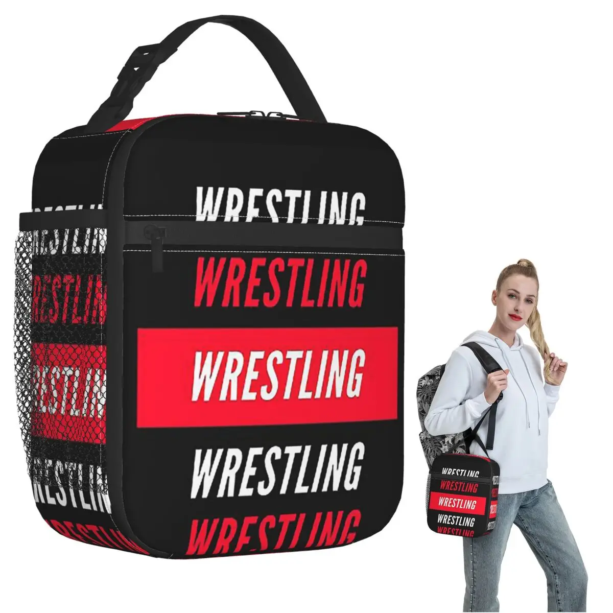 

Профессиональная борцовская изолированная сумка для обеда для женщин и детей, портативные коробки для еды, термосумка для обеда