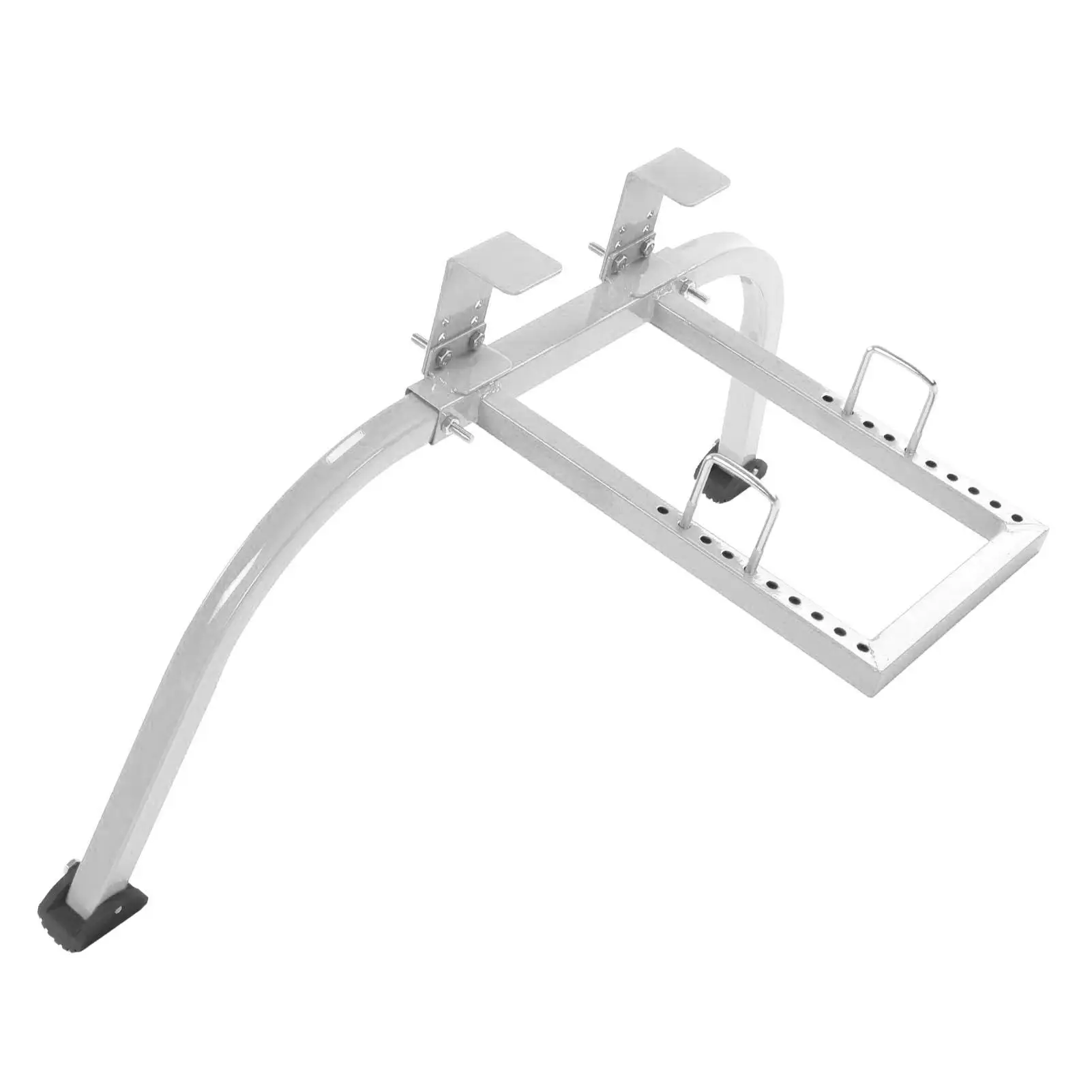 Ladder Stabilizer Hook – Roof Wing Span Standoff for Safe for climbing & Painting – Silver Gray