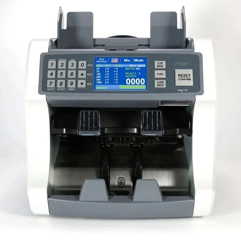 【Brand New】 Money Printing Machine Bill Counter Machine Money Counting Machine Fake Money Detector With UV MG IR CIS