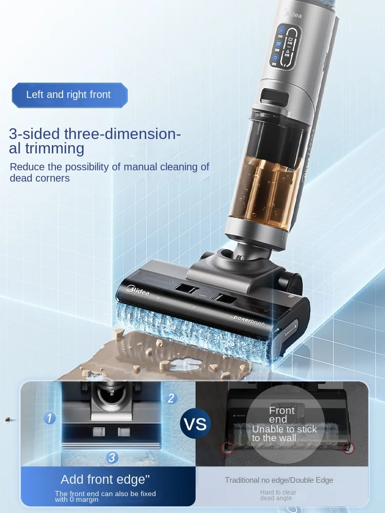 Midea-fregona de succión para lavadora de suelo GX5Pro, fregona inteligente integrada, aspiradora inalámbrica, electrodomésticos