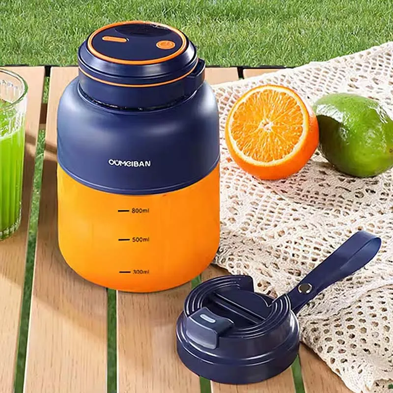 Stainless Steel Juicer Cup Source Fruits Rechargeable Portable Mini Juicer Blender Household Freshly Squeezed Juice Mixer