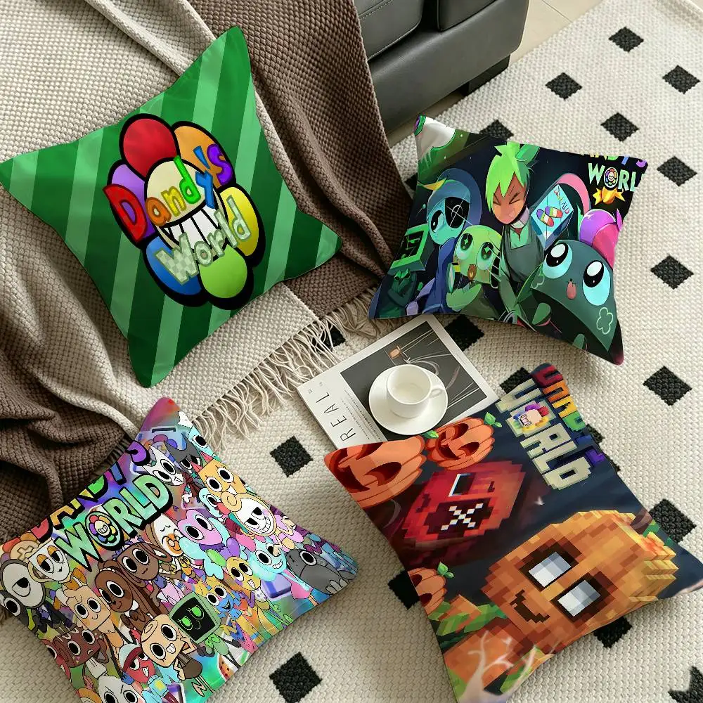 D-Dandys WorldS Cartoon Maple Design Cushion Cover Happy Autumn Harvest decor Holiday Decorati Pillow Cover