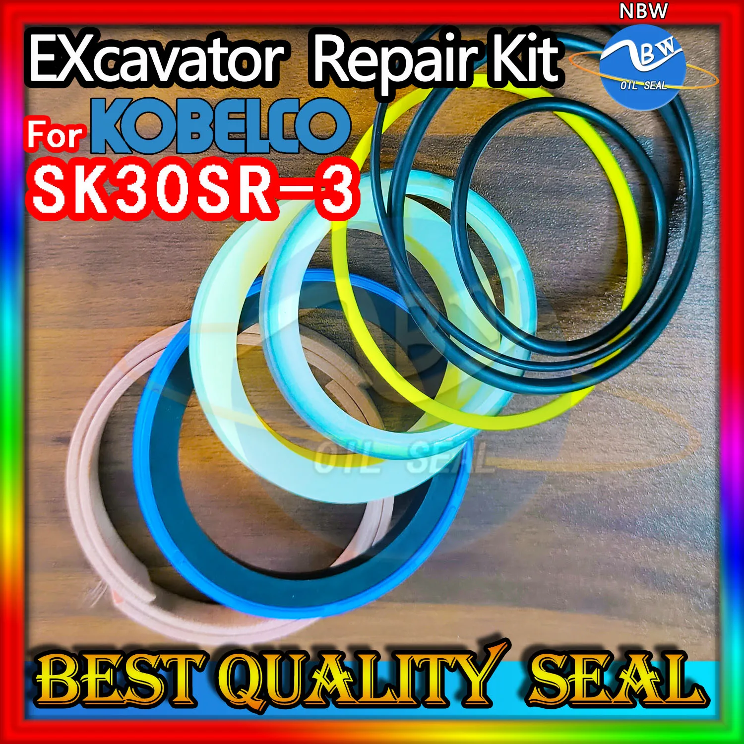 For KOBELCO SK30SR-3 Seal Kit Excavator Repair Oil High Quality SK30SR3 ARM Bucket Hydraulic Pump Digger Clamshell Shovel Swing