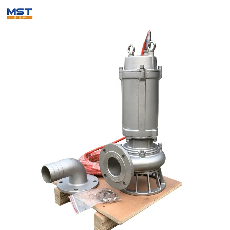 Stainless Steel Sewage/Submersible Pump with Float Switch for waste and dirty water treatment