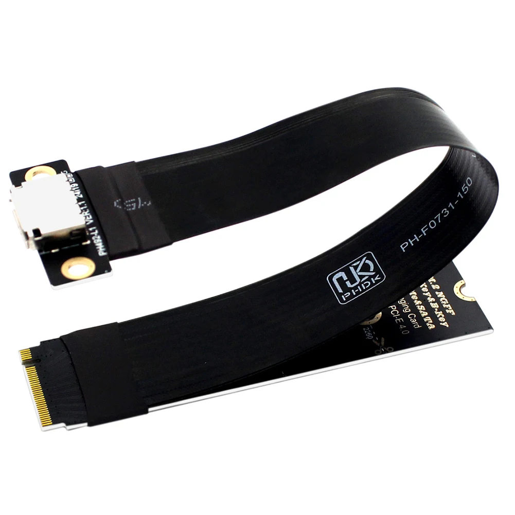 M.2 NVMe To Oculink Female Socket Cable Laptop External Graphics Card Extension Cable for Stable Transmission in Gaming PC