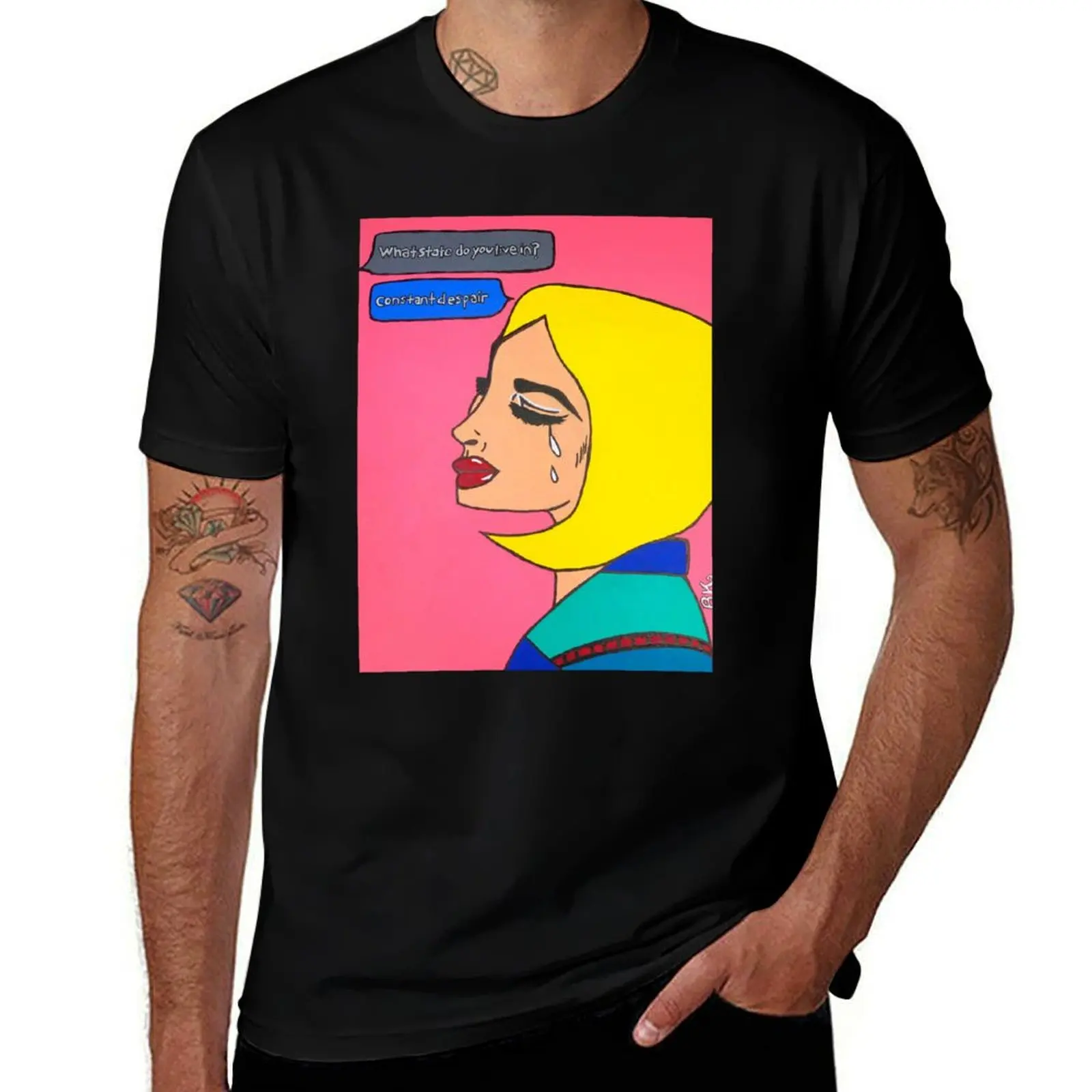 Constant Despair T-Shirt Simple Print Design T-Shirt