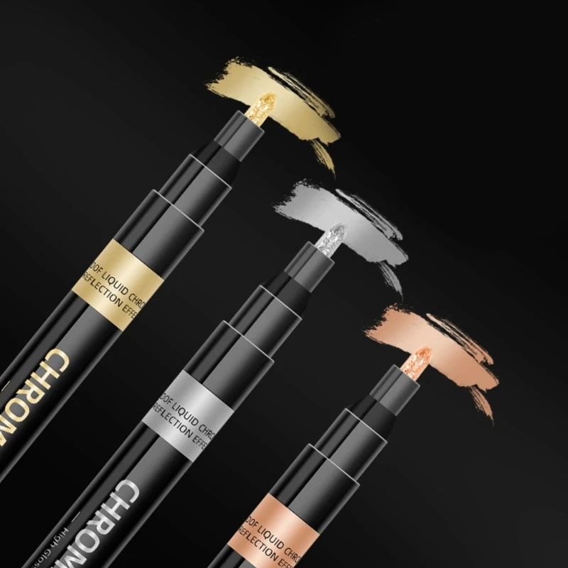 유리 금속 종이용 20CB 방수 액체 크롬 마커 1.0MM 팁 액체 페인트 펜