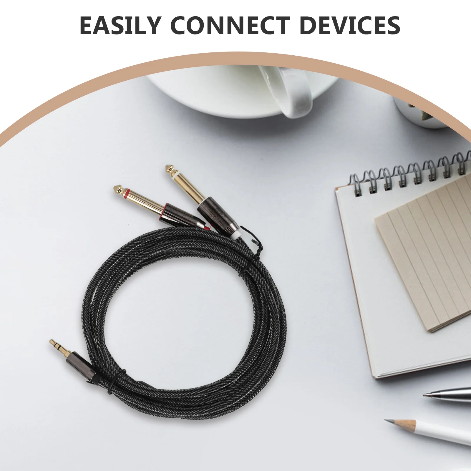 8 متر المزدوج 6.5 مللي متر كابل الصوت دائم نقل الصوت لميكروفون الغيتار أداة المرحلة معدات التسجيل المتكلم #4