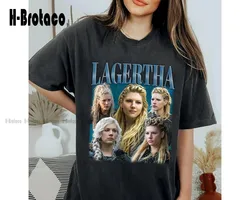 Lagertha Shirt, Lagertha Vintage T-Shirt Tees,  Unisex, Lagertha Merch Couples Shirt