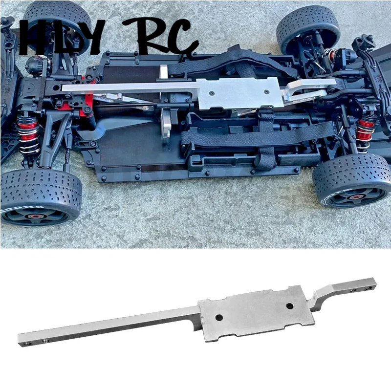 Aluminum Center Brace Bar Chassis Brace +1/5 ESC Mount for 1/7 Arrma Infraction Limitless