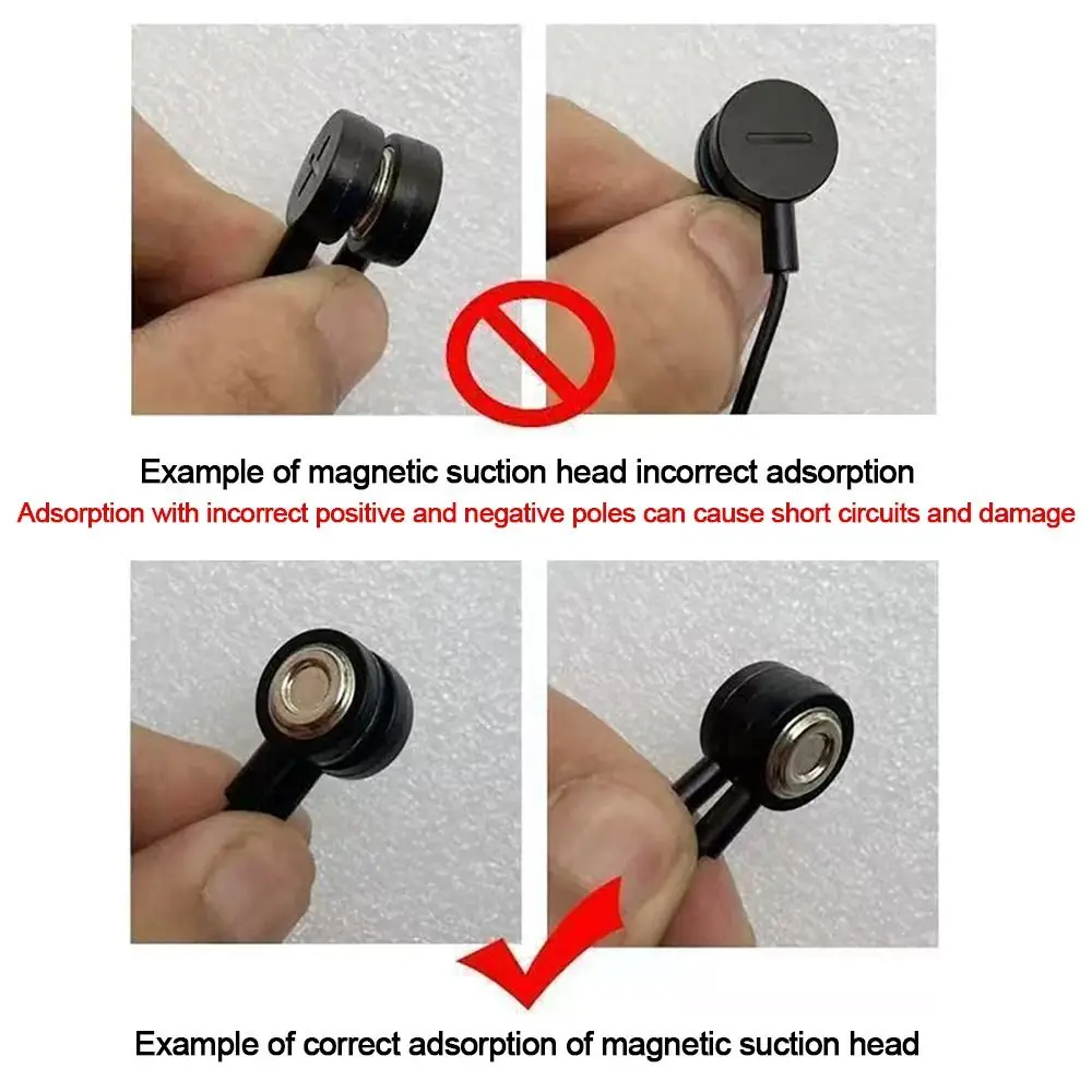 1Pcs Magnetic Lithium Battery Charger Universal 3.7V 4.2V Battery Charging Cable USB USB Magnetic Charger
