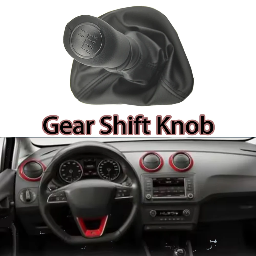 Shifter PU Pomello Del Cambio In Pelle Boot Auto 6 Velocità Per Mercedes Benz W639 VITO 2003 2004 2005 2006 2007 2008 2009 2010