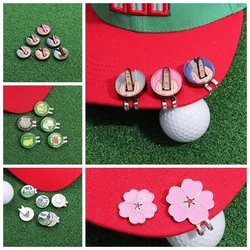 Middle Finger Metal Golf Ball Mark Golf Hat Clip Butterfly Flower Set Magnetic Putt Golfers Jewelry Gift for Friend