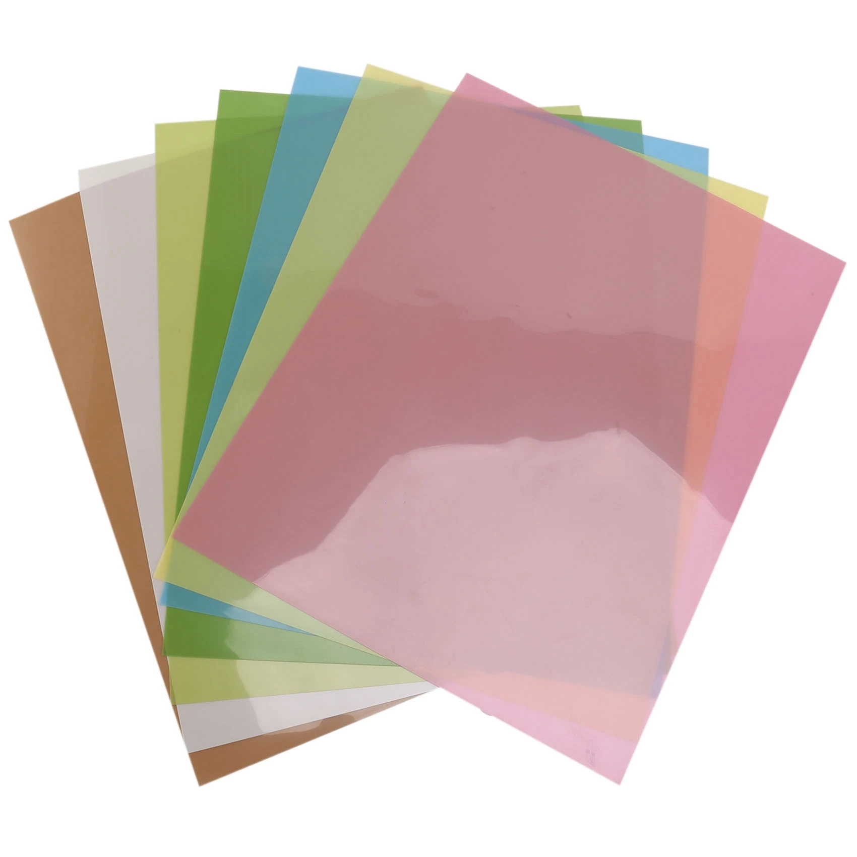 7Pcs/Set Lapping Film Sheets Assortment Precision for Polishing Sandpaper 1500/2000/4000/6000/8000/10000/12000 Grits Vogue