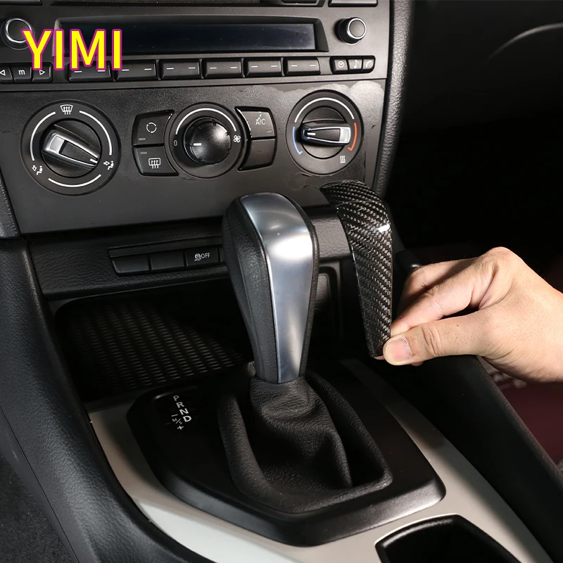 

For BMW 1 Series 3 Series X1 E90 E92 E93 E87 325i 330i 335i Gear Shift Lever Decoration Cover Trim Patch Car Sticker Accessories