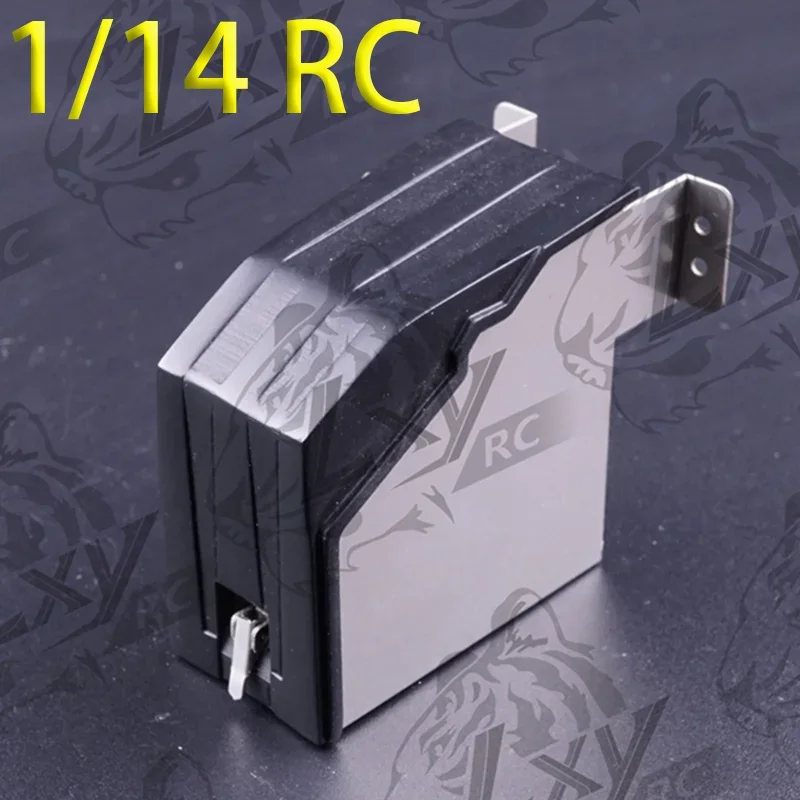 

1:14th Scale Metal Simulation Battery Box Decoration for Tamiya RC Truck SCANIA 770S R620 VOLVO BENZ Arocs MAN TGX Car