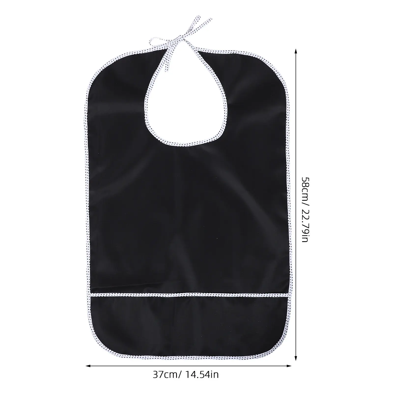 Adult Bibs For Men Wome Seniors Waterproof Clothing Protector With Crumb Catcher Reusable Apron Wide Pocket For Elderly Eating