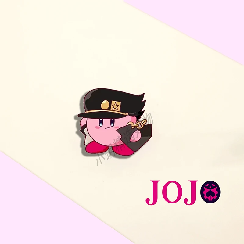 Karby JoJo's Bizarre Adventure Animation Game Peripheral Toys Brooch Badge Decorations Anime Action Figures Collection