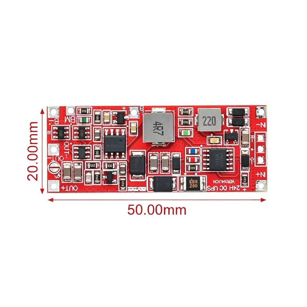 DC 12V/15V 24W 1A UPS Power Supply Module Uninterruptible Power Control Board 2S V4.0CN Charging Step Up Protection Module