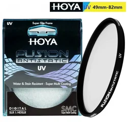 HOYA UV Filter 49_52_55_58_62_67_72_77_82mm FUSION ANTISTATIC Slim Multicoat Protective for Nikon Canon Sony Camera Lens Filter