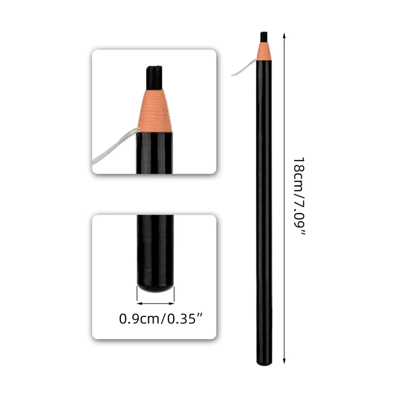 Kredka do brwi, wodoodporna, podkreślająca brwi, eyeliner do brwi do oznaczania.