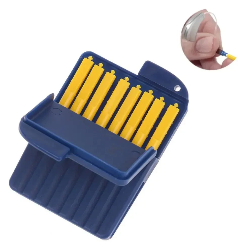 Starkey Hear Clear Hearing Aid Wax Guard Filters (1.5mm) 1Pack/2Packs/4Packs Easy-Open Blue Container Cleaning Tool for Starkey