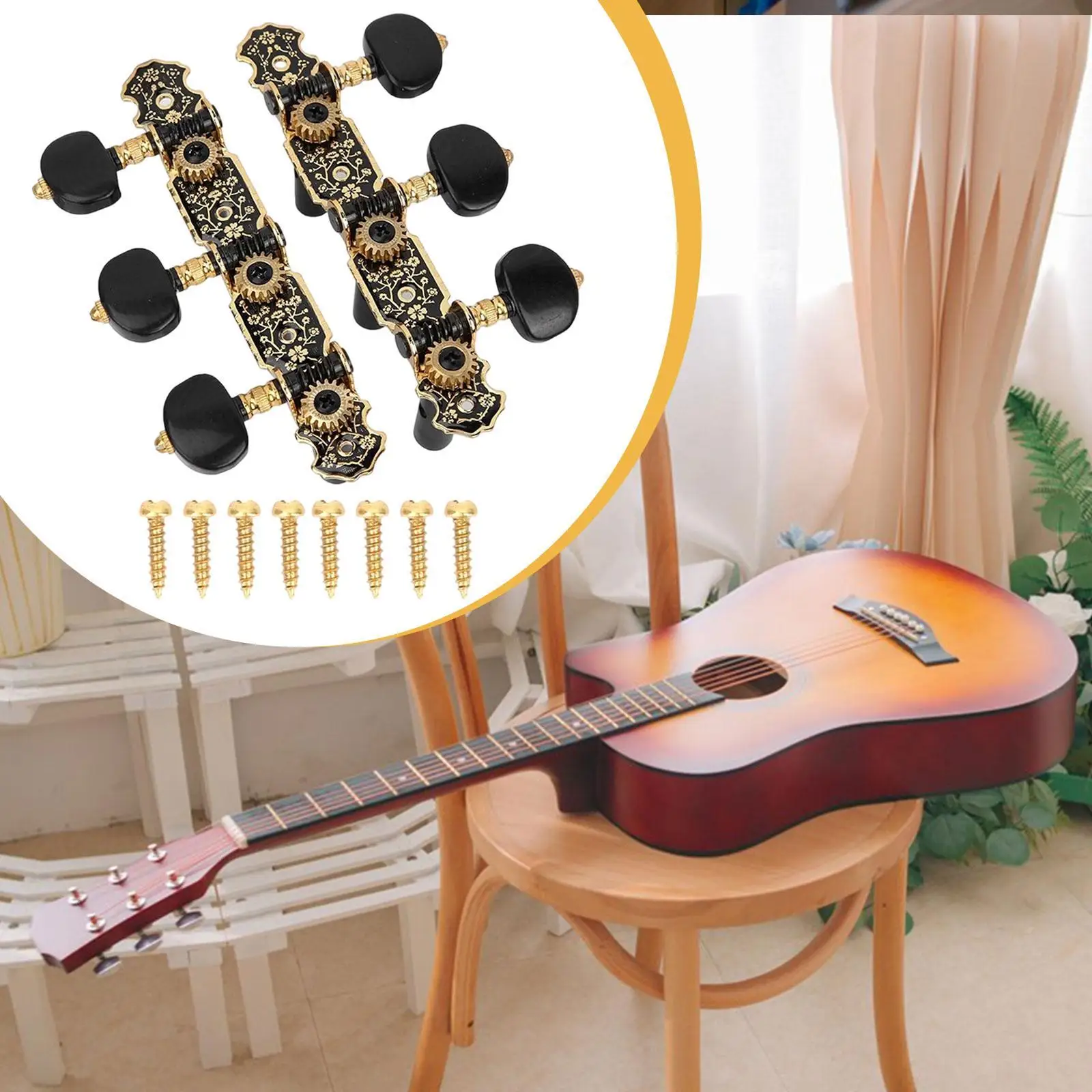 Picture 5: Classical Guitar String Tuning Pegs Professional Guitar Tuners Machine Heads