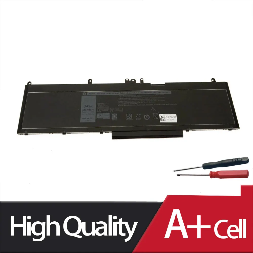 New WJ5R2 4F5YV Laptop Battery For Dell Precision 15 3000 3510 M3510 11.4V 84Wh Free Tool SHUOZB