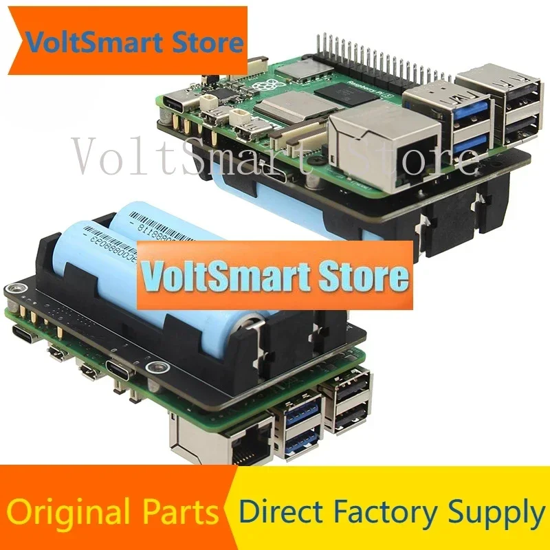 VoltSX1200 Raspberry Pi5 UPSPower Management Expansion Board18650Uninterruptible Power Supply Module
