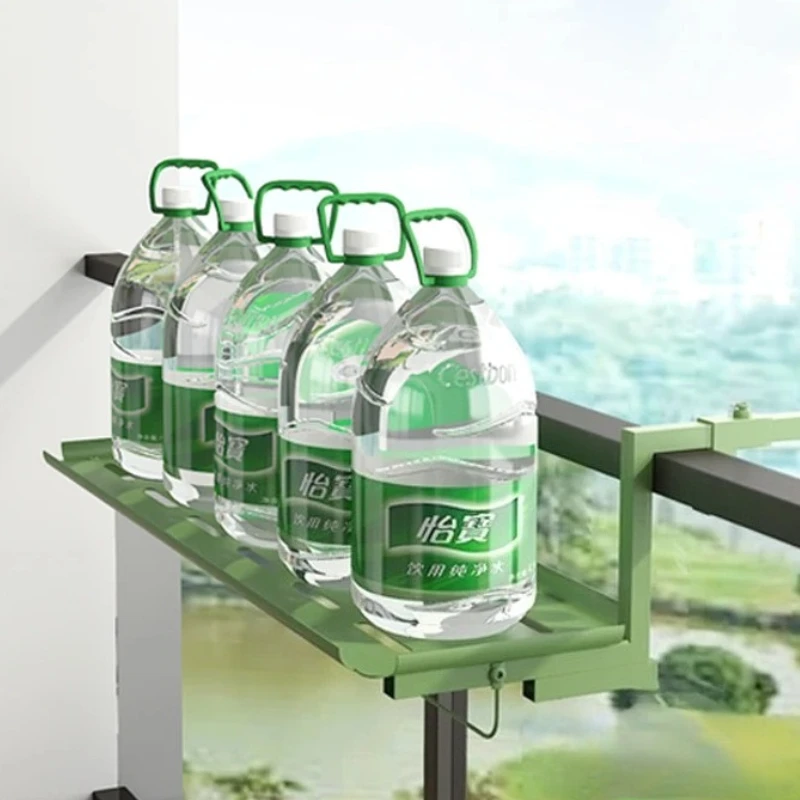  حامل نبات معلق من الحديد المطاوع | رف مثبت على الحائط للشرفة | رف زراعة معلق للنافذة | موقف العرض النضرة #2