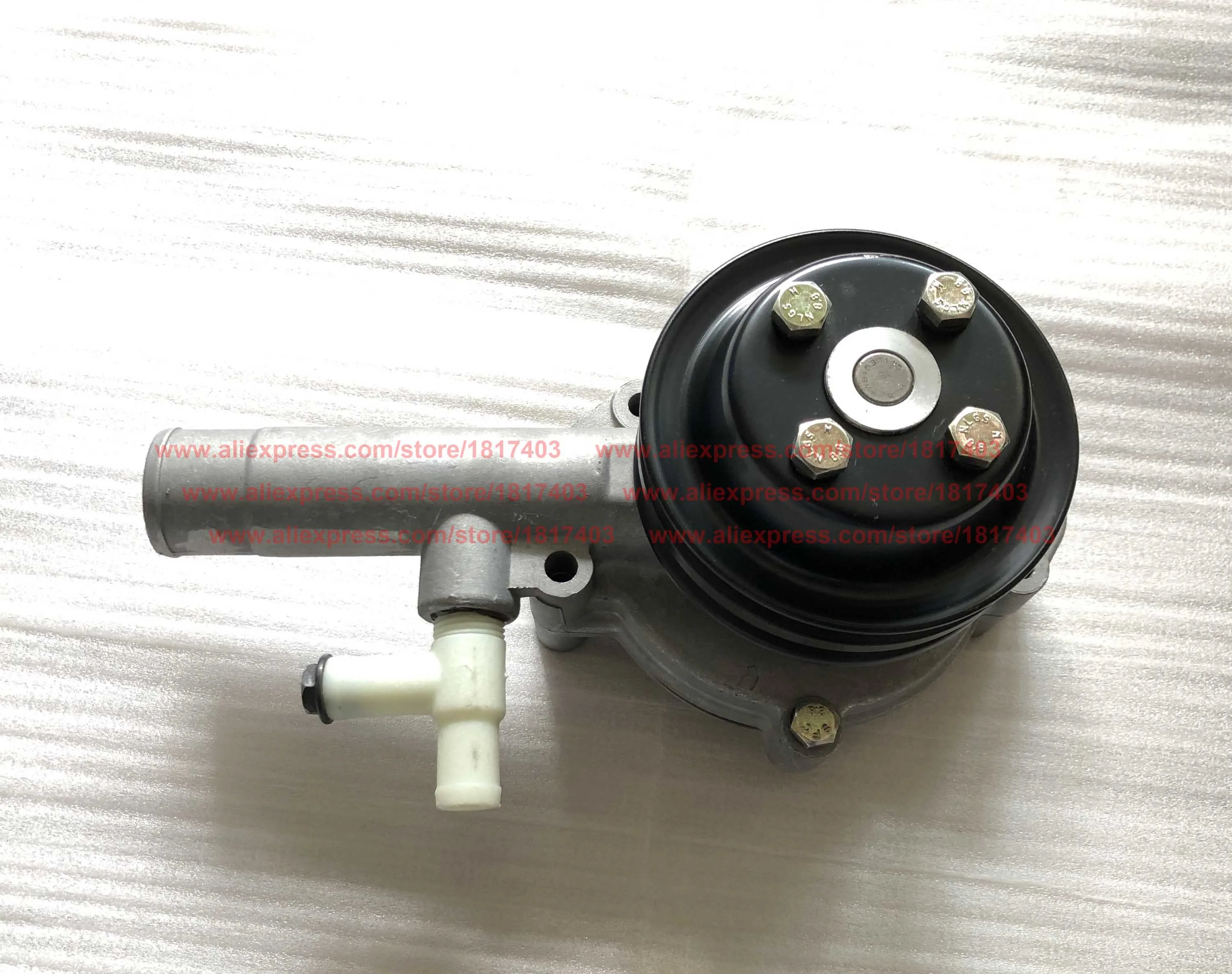 Laidong 4L22B-06100 Water Pump (two-groove pulley), Laidong KAMA LD engine parts, Laidong 4L22BT engine