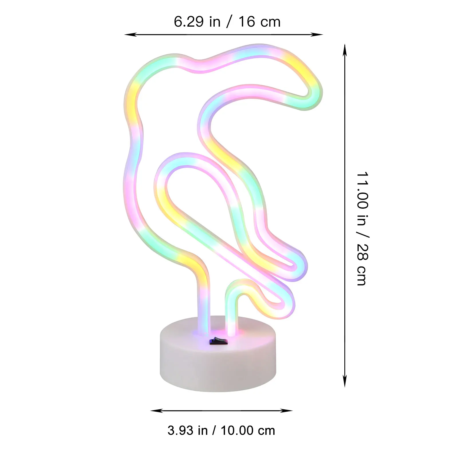 1 pc Led Neon Light Waterproof Lamp For Bedroom Baby Feeding Table Decor Toucan Shape Modeling Lamp Multipurpose