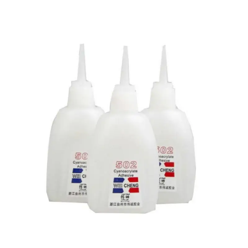 502 Super Glue Instant Quick-drying Cyanoacrylate Adhesive Leather Rubber Wood Metal Strong Bond Liquid Glue Tool