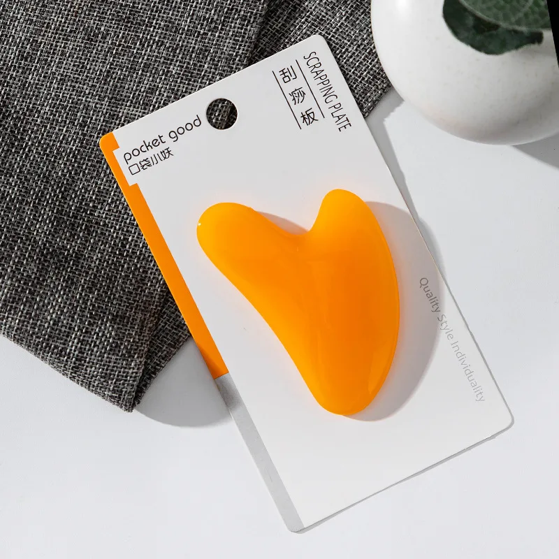 

1pc Guasha Beautiful Massage Beeswax Scraping Massage Scraper Face Massager Scrapers Tools for Face Neck Back Body