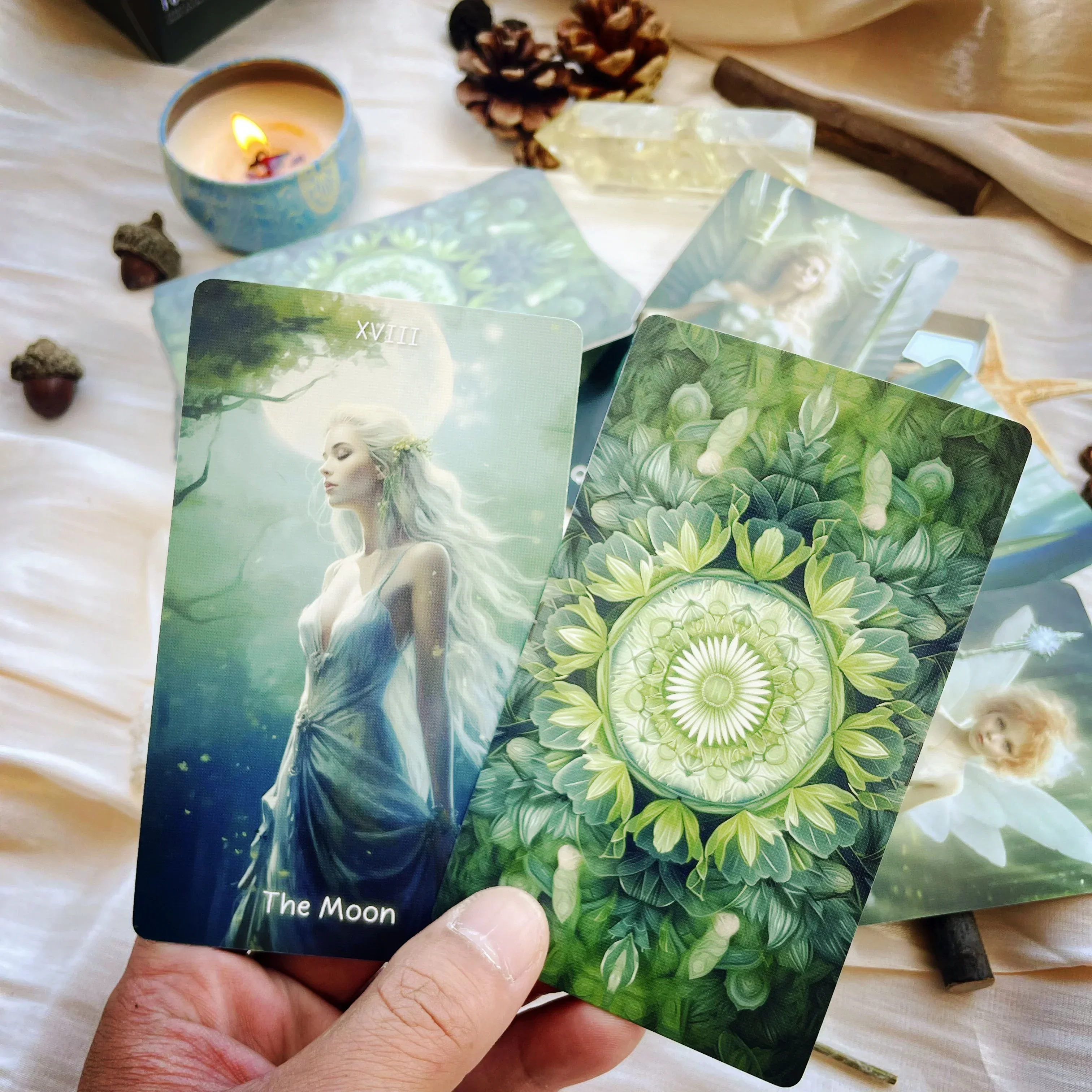 Nuevo Rider Waite- baraja de oráculos de Tarot para principiantes, 78 cartas de Tarot de bosque profesionales originales, regalo para mujeres rusos y españoles