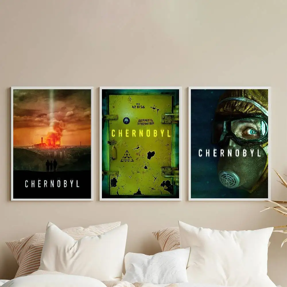 مسلسل تلفزيوني تشيرنوبيل ملصق معرض يطبع ذاتية اللصق ديكور المنزل الديكور صور مطبوعة للحوائط ملصق غرفة المعيشة
