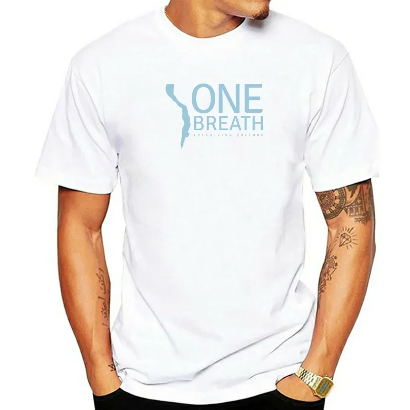 

Men's One Breath Freediving Culture Gift Idea t shirt Customize cotton O-Neck Clothes Famous Comfortable Spring Autumn shirt