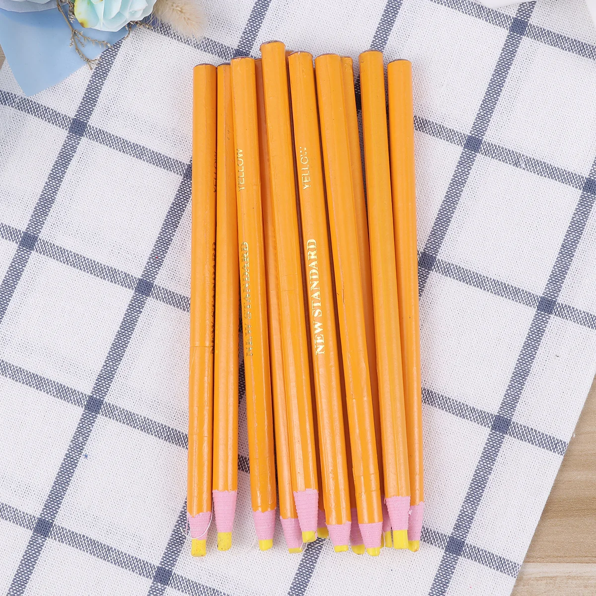 

12pcs Wax Peel Off China Marker For Fabric Glass Wood Metal Peel-Off China Marker Paper Art Craft Marking Pencil Grease Pen