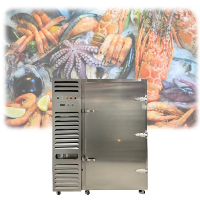 

Commercial-grade blower freezer with all-stainless steel interior and high-pressure foam insulation