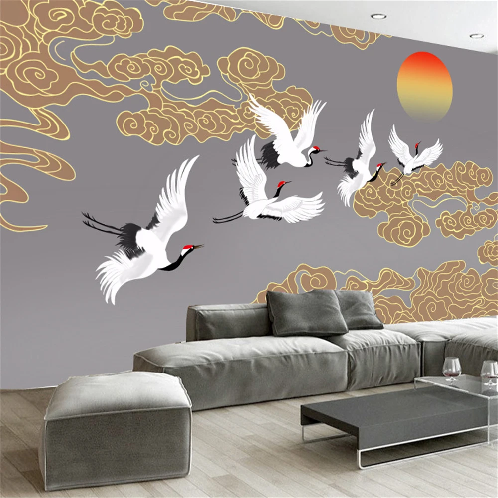 

Обои с изображением оленей в лесу для гостиной и спальни, декоративное настенное панно, 3D-фреска для западного ресторана или бара