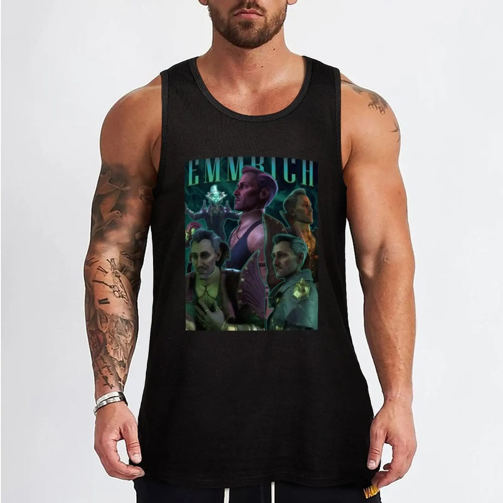 Emmrich- DA Veilguard Tank Top sleeveless vests sleeveless gym shirts male