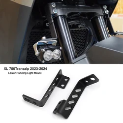 For Honda XL750 TRANSALP XL 750 2023-2024 New Motorcycle Accessories Auxiliary Lights Holder Support Lower Running Light Mount