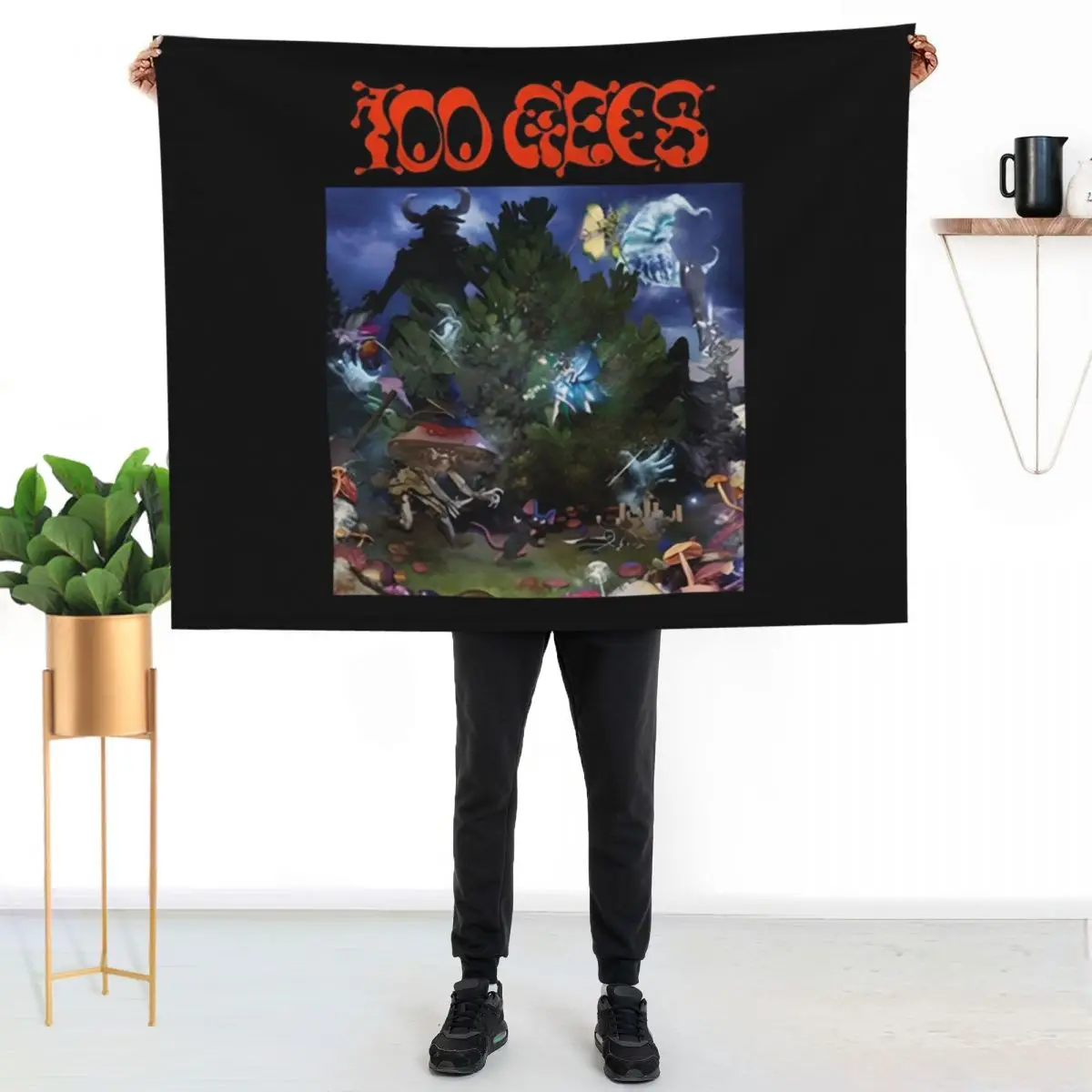 

100 gecs Throw Blanket All Season Lightweight Soft Blanket for Bed