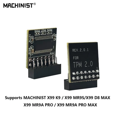 Imagen 1 del producto La placa base MACHINIST X99 es compatible con el módulo TPM X99 K9/X99 MR9S/X99 MR9A PRO(MAX) de 14 pines para la placa del módulo TPM 2.0 MSI-14PIN.