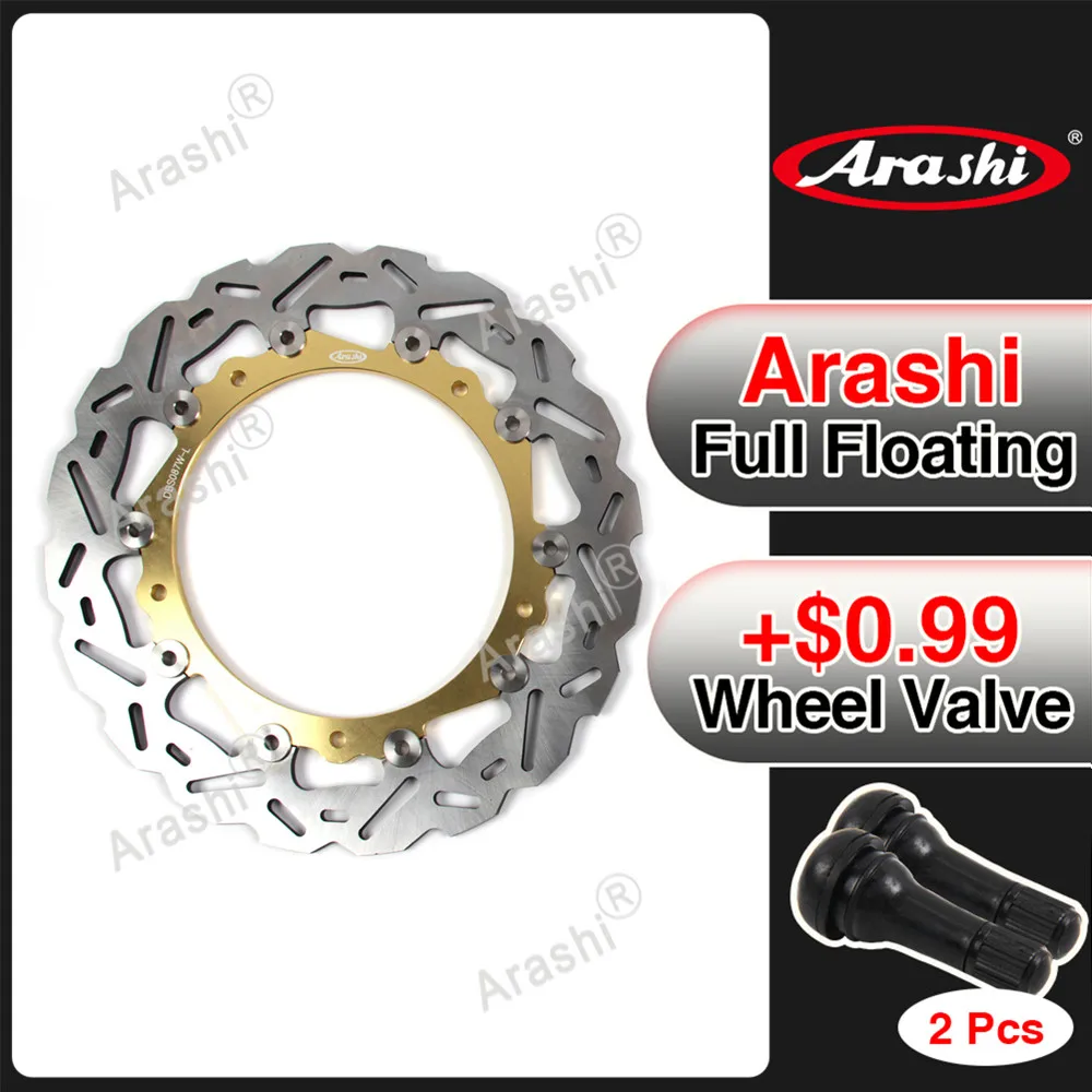 Arashi 1PCS Motorcycle CNC Floating Front Brake Disk Disc Rotor For BMW R1250RT /R-1250RT SPORT/ K1300R-ABS K1300S K1300GT 1300